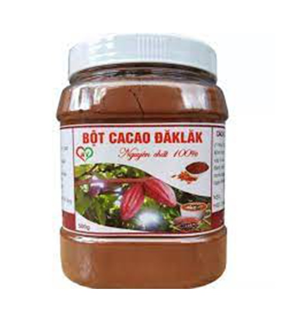 Bột cacao 100% nguyên chất đắk lắk 500g