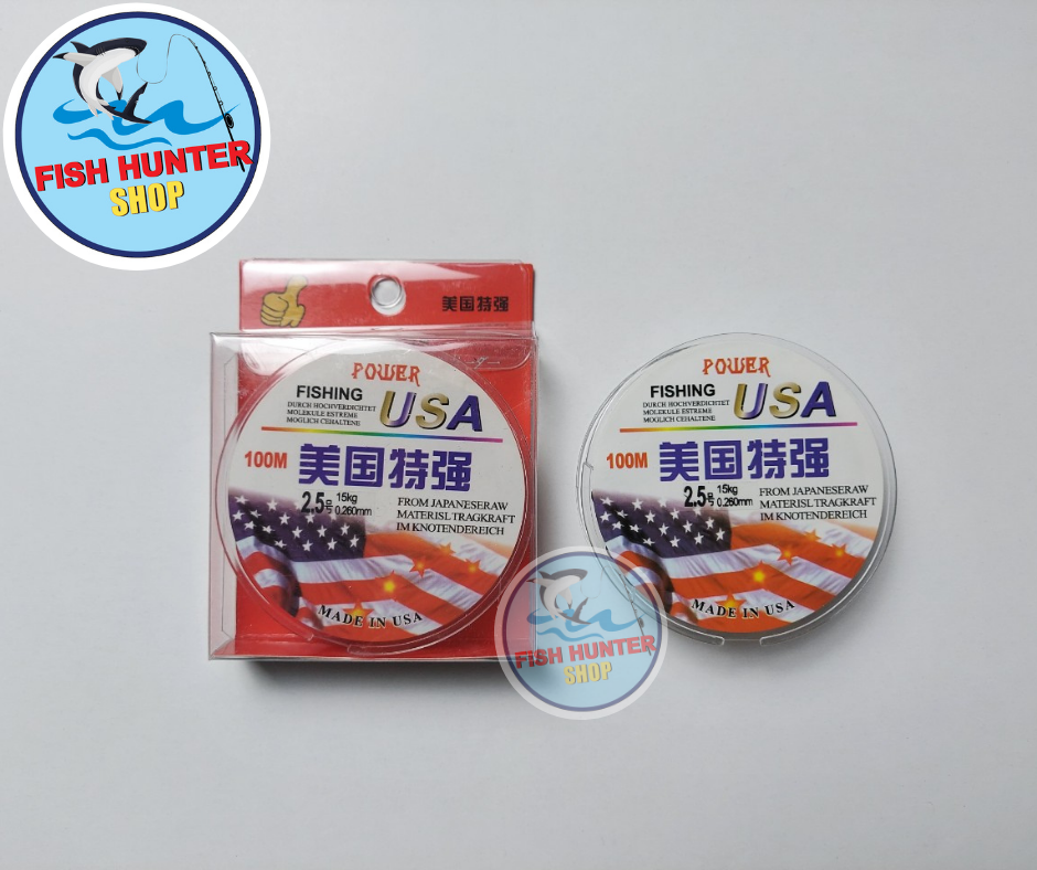 Dây cước câu cá usa 100m/ cước câu cá usa giá rẻ