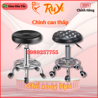 Ghế xoay spa , ghế múi xoay, ghế thường cho spa, phun xăm, nối mi