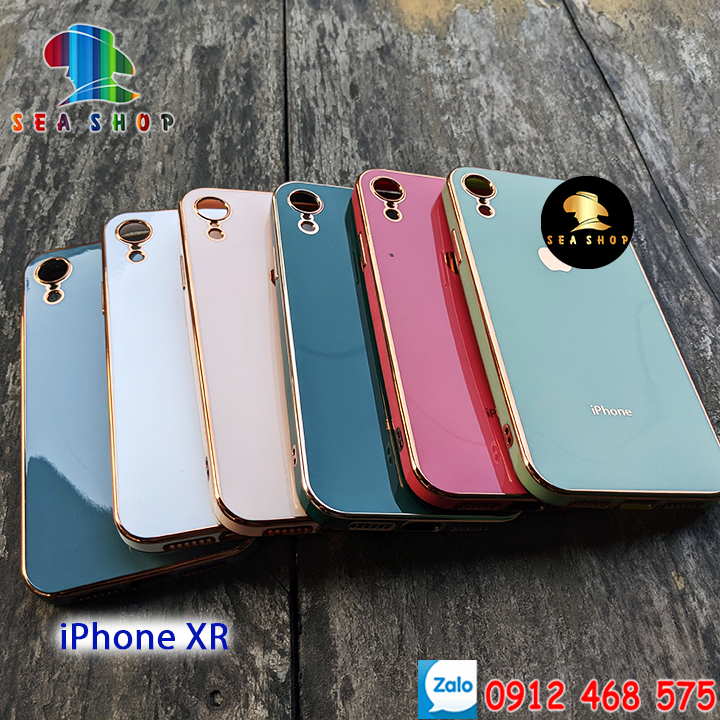 [ĐẦY ĐỦ MÀU SẮC] Ốp lưng iPhone XR - CÁC ĐỜI - Nhựa dẻo - Thiết kế viền vuông giống iPhone 12 - Khoét lỗ bảo vệ mặt Camera