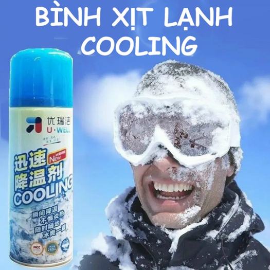 Bình Xịt Làm Lạnh Tức Thì, Làm mát hạ nhiệt độ bề mặt