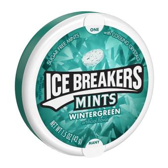 Kẹo ngậm không đường Ice Breakers hộp 42g. Nhiều mẫu