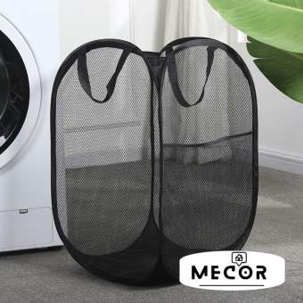 Sọt lưới đựng quần áo giặt cỡ lớn 72L gấp gọn thông minh- Túi đựng đồ cứng cáp