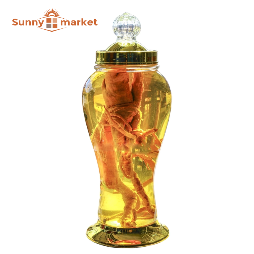 Bình thuỷ tinh cao cấp ngâm sâm Phú Hòa dung tích 7.5 lít không van