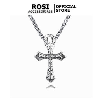 Vòng Cổ Nam Hiphop, Mặt Dây Chuyền Nam Thánh Giá Hợp Kim Cá Tính