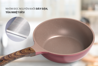 Chảo sâu siêu bền đá đáy từ Dura Pro SUNHOUSE DP20MP