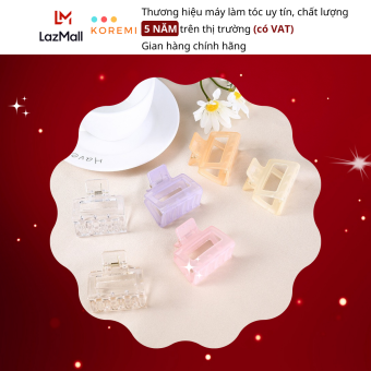 KOREMI Kẹp Tóc Càng Cua Vuông Cỡ Vừa