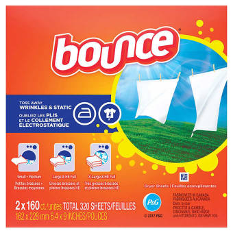 Giấy Thơm Quần Áo Bounce 320 Tờ Của Mỹ 320 Tờ