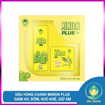Combo Húng chanh Minion Plus (dầu húng chanh minion 30ml+Sáp Ấm Lạc LẠc)