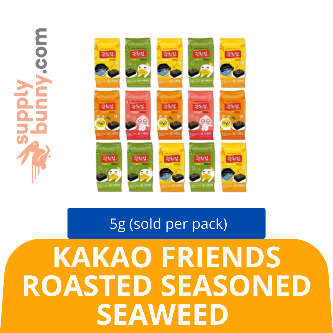 Kakao Friends Roasted Seasoned Seaweed 5g (sold per pack) Mix SKU: 8809395752288