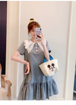 Váy Bầu Đầm Bầu Sơ Mi Hè A2086