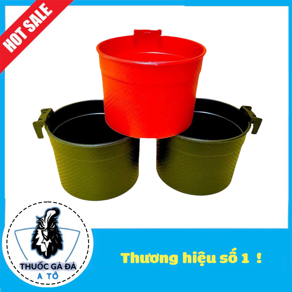 Máng tròn dành cho gà nòi kt đen đỏ