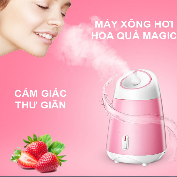 MÁY XÔNG HƠI MẶT MAGIC BULLET - XÔNG HƠI BẰNG HOA QUẢ TỰ NHIÊN - BẢO HÀNH 6 THÁNG