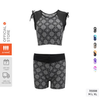 Đồ bơi nữ bikini short rời rút dây gymme - 35008