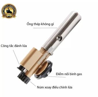 Đầu Khò Gas Đánh Lửa Tự Động LM-60 Đồng Nguyên Khối Có Núm Chỉnh OXY Sử Dụng Bình Gas Mini - Đầu Khò Gas Cầm Tay Chuyên Thợ Cơ Khí.