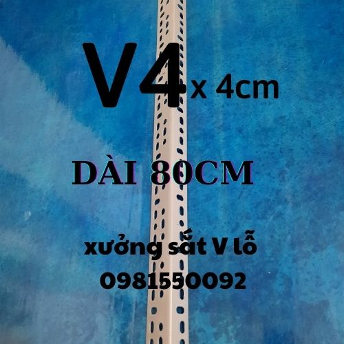 Sắt v lỗ v4 .sắt kệ v lỗ.sắt v lỗ