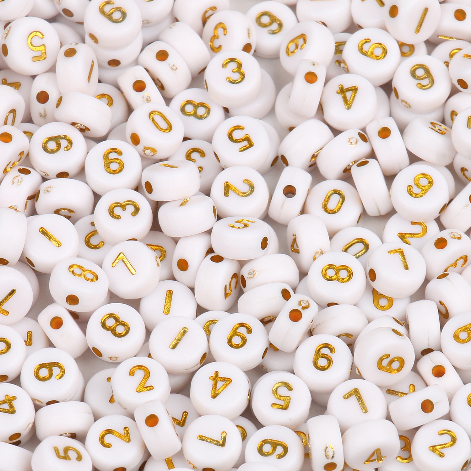 Gold on sale letter beads