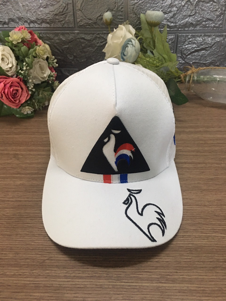 Nón kết nón lưỡi trai phối lưới hình logo con gà thời trang dành cho nam nữ