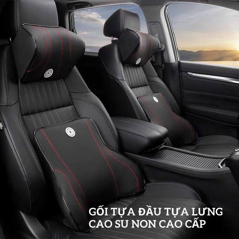 Gối tựa đầu ô tô, gối tựa lưng ô tô cao cấp hàn quốc
