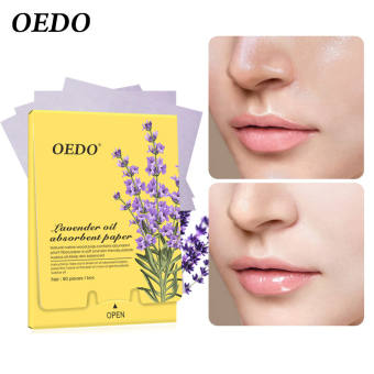 OEDO Giấy Thấm Dầu 90 TờThấm Hút Dầu Cho Da Mặt Kiềm Mụn Tối ĐaDùng Cho Da Nhờn Hương Lavender - INTL