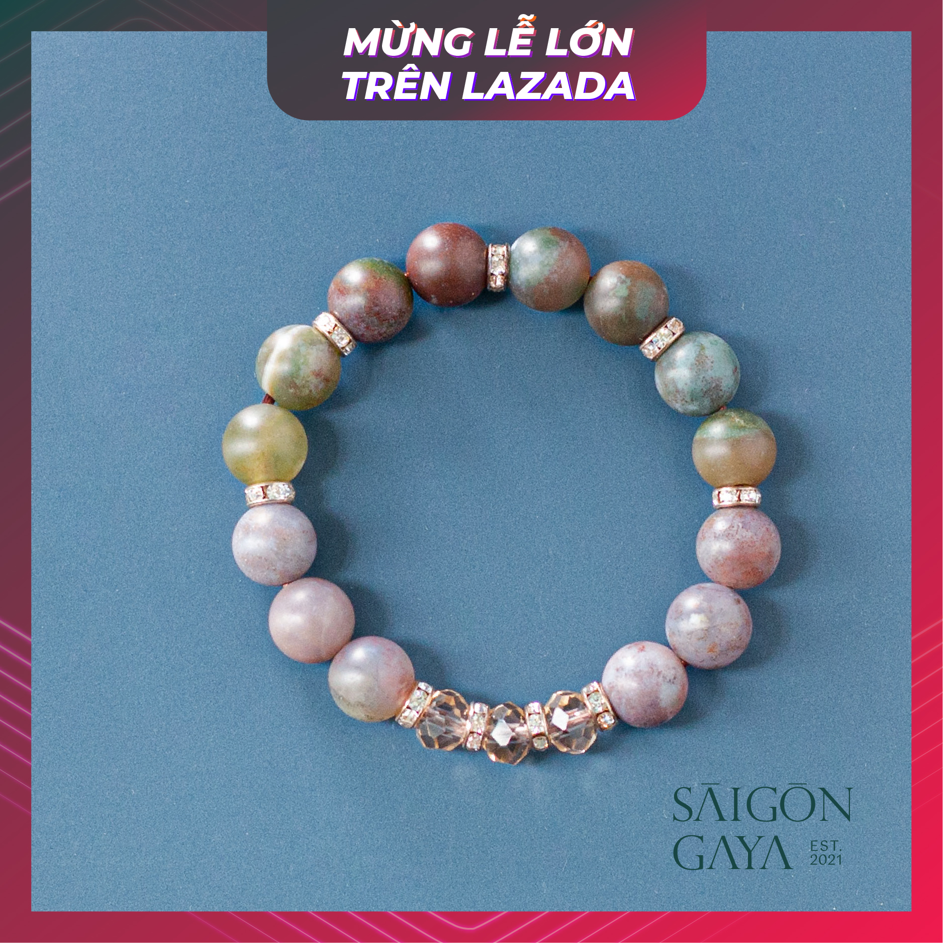 Vòng tay đá mã não ấn độ_xả_kho_giá_sốc