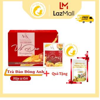 Trà Đào Đông Anh Collagen X3 - Trà Giảm Cân Đông Anh Tặng Kèm Detox Rau Củ