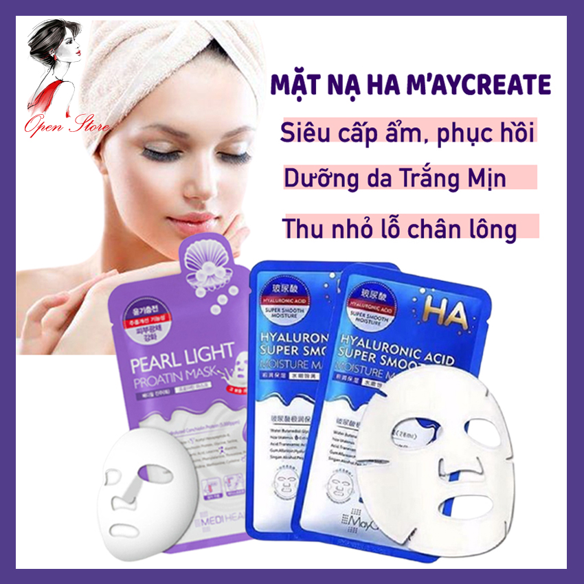 OPEN STORE - 1 Miếng Mặt Nạ Nạ Maycrete, Mặt Nạ Dưỡng Da, Mặt Nạ Trắng da, Căng Da Mặt