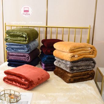 Chăn lông thỏ Muji BLANKET siêu mềm mịn 2m x 2m3, chăn lông zara, chăn lông cừu, chăn lông tuyết, chăn thu đông