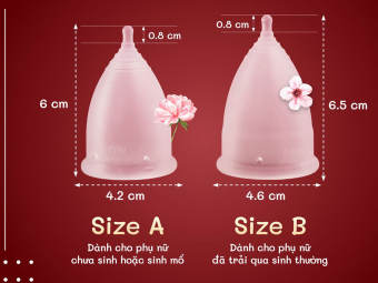 Cốc nguyệt san inacup chính hãng 100% silicone đạt chuẩn y tế Hoa Kỳ