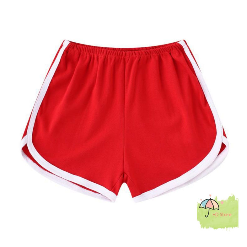 Quần đùi chục trẻ em vải cotton cho bé trai bé gái size từ sơ sinh đến 2 tuổi. Quần đùi bé trai và bé gái màu trơn dễ thương thoáng mát