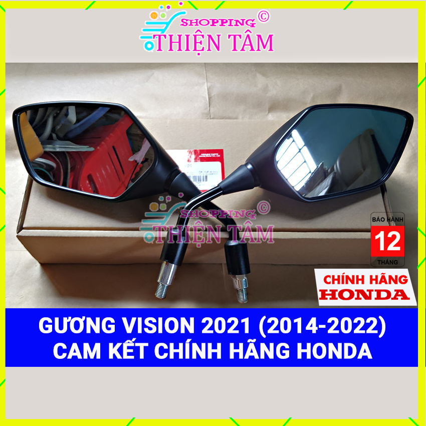 (Hàng Zin-Mẫu 2021-2023) Gương Chiếu Hậu Xe Máy Vision Chính Hãng Honda