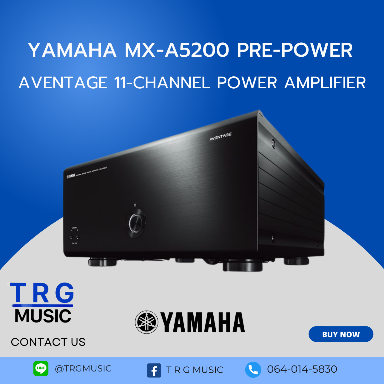 YAMAHA MX-A5200 PRE-POWER (สินค้าใหม่แกะกล่อง รับประกันศูนย์ไทย) ราคา 145,500 บาท*ส่งฟรี