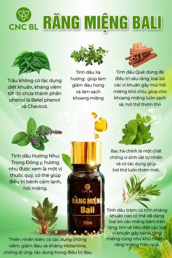 TINH DẦU RĂNG MIỆNG BALI (LỌ 10ML)