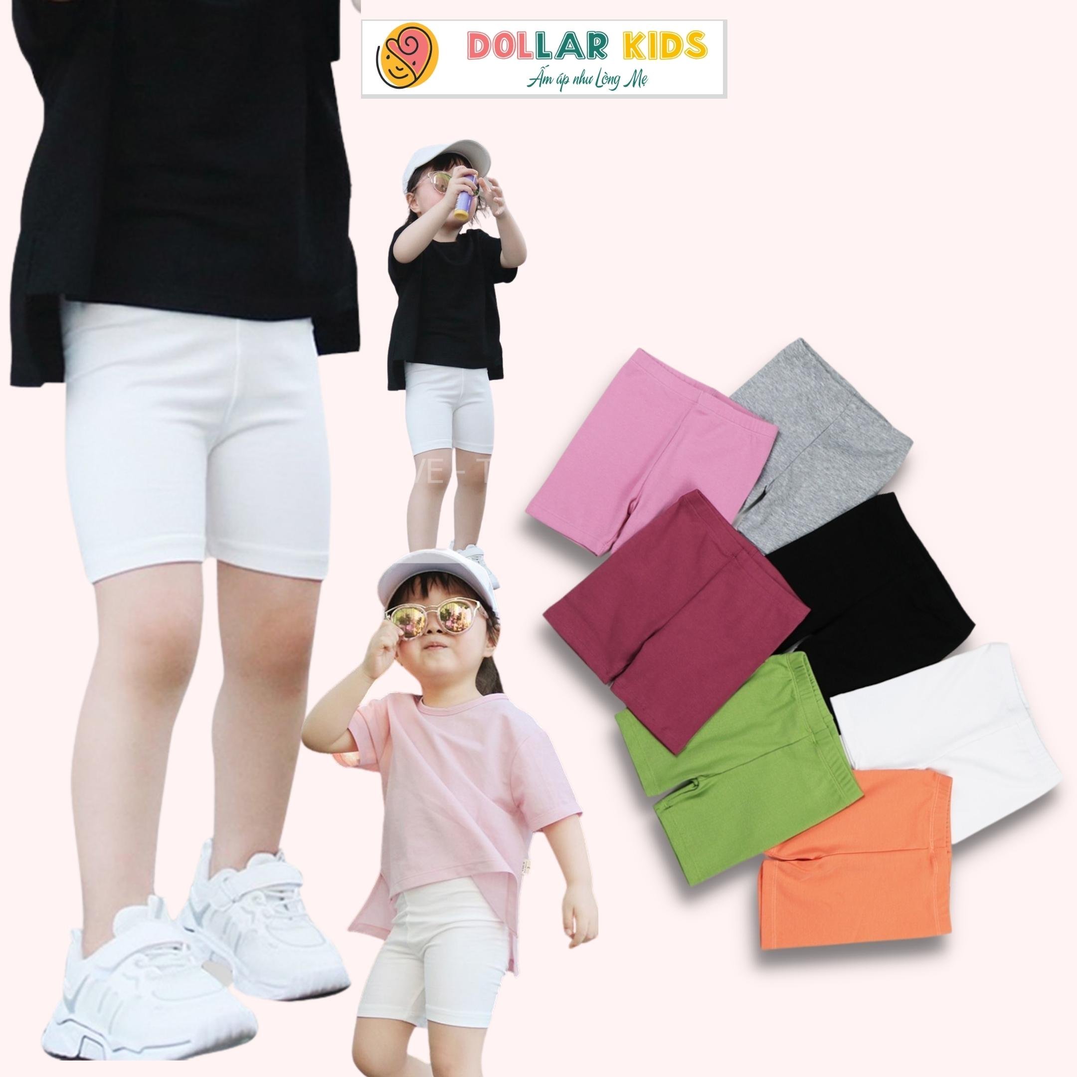 Quần Legging Đùi Mùa Hè Tiện Lợi DOLLAR KIDS Cho Bé Gái
