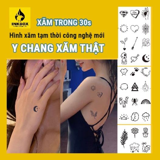 Hình Xăm Dán Tạm Thời 15 Ngày không thể tẩy rửa,hình sắc nét giống xăm thật  100% | Lazada.vn