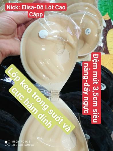 áo bra dán ngực cài trước siêu nâng ngực, áo dán silicon đệm dày có tặng kèm dây áo trong suốt