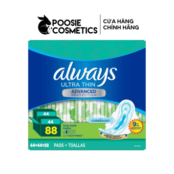 Băng vệ sinh ban ngày Always Ultra Thin 88 Miếng