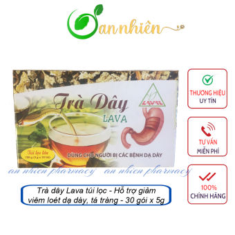 Trà dây Lava túi lọc - Hỗ trợ giảm viêm loét dạ dày, tá tràng