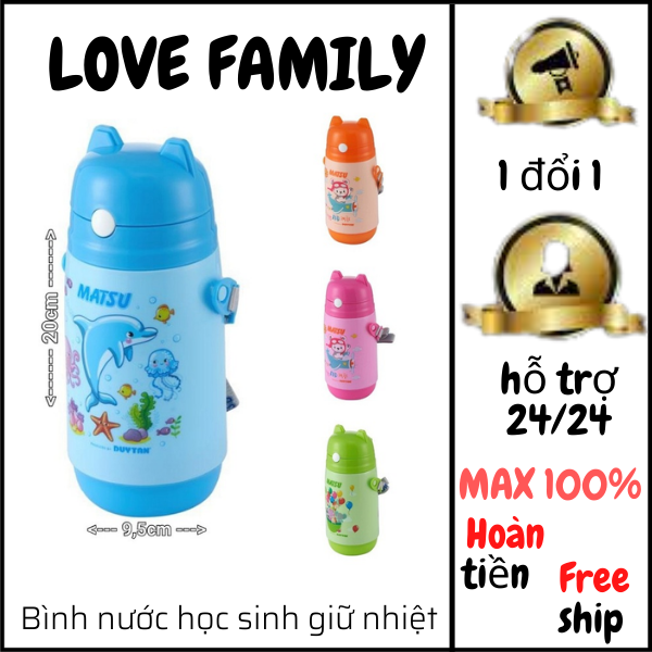 Bình nước học sinh giữ nhiệt 400ML