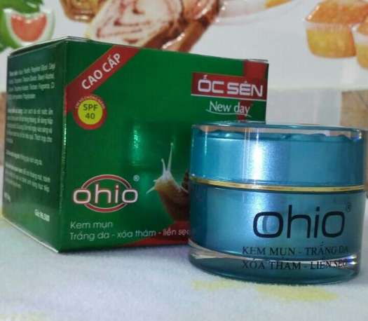 Kem Mụn - Xóa thâm - Liền Sẹo Ốc Sên OHIO New Day (18g)