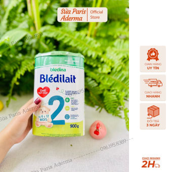Sữa Bledina số 2, Sữa bột Bledilait Pháp số 2, hộp 900gr_Sữa Paris
