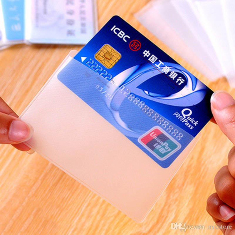 [HCM] Túi Ví Đựng Bảo Vệ Chống Xước Thẻ ATM Card Visit CMND Driver License Bằng Lái Xe Trong Suốt