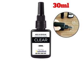 Keo UV dán Kính, Thép, Mica BySun Clear BB010 30ml