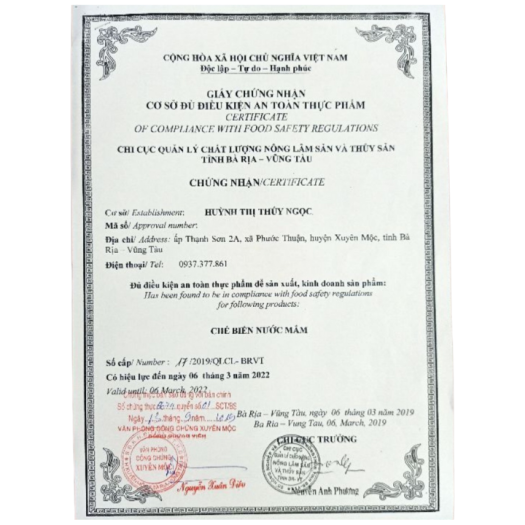 Nước mắm nhỉ cá cơm 250ml/chai - Chấm sống thơm ngon.