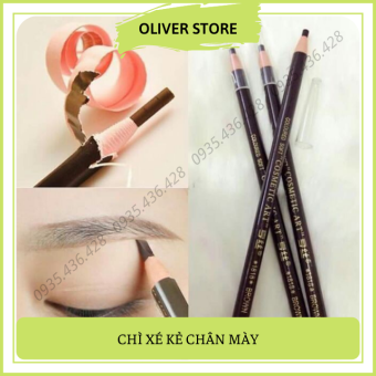 Chì Xé Kẻ Chân Mày Coloured Soft Cosmetic Art Màu Nâu Đen