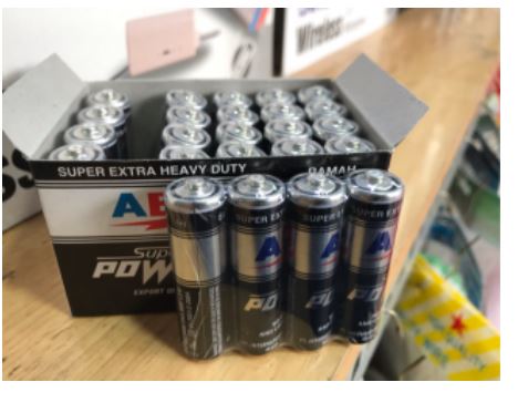 2 lốc pin aa abc super power 1.5v- hàng nhập khẩu, siêu bền