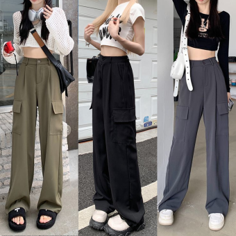 Quần kaki nữ túi hộp dáng suông phong cách hàn quốc - trẻ chung năng động QS51 kaki túi hộp