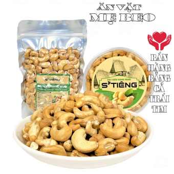 500Gr Hạt Điều Rang Muối STiêng Loại A Nguyên Hạt Sạch Vỏ Lụa