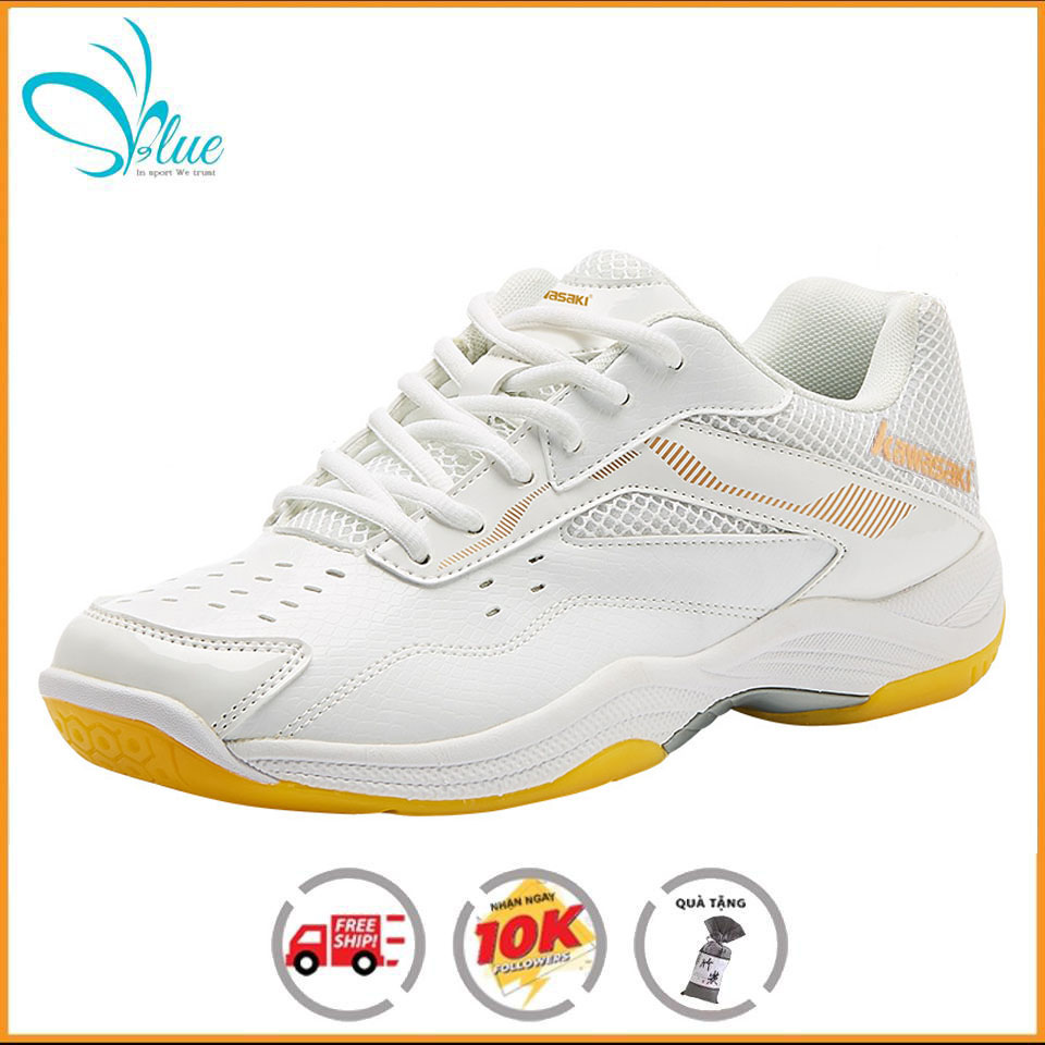 Giày cầu lông Kawasaki K086 chuyên nghiệp, mẫu mới, đế kếp chống trơn trượt, Giày bóng chuyền