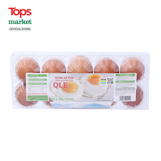 Vỉ 10 Trứng Gà Tươi Ql Egg